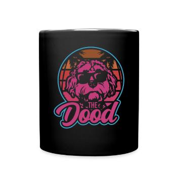 The Dood Doodle Labradoodle Goldendoodle - Full Colour Mug - black - Front