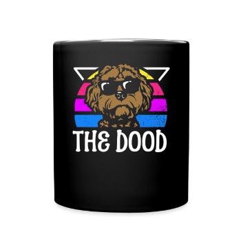 The Dood Doodle Labradoodle Goldendoodle - Full Colour Mug - black - Front
