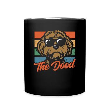 The Dood Doodle Labradoodle Goldendoodle - Full Colour Mug - black - Front