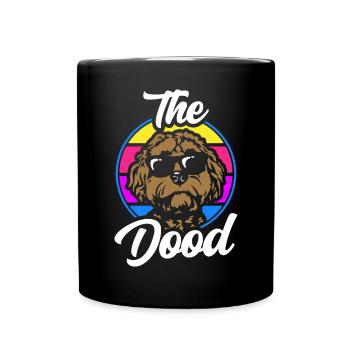 The Dood Doodle Labradoodle Goldendoodle - Full Colour Mug - black - Front