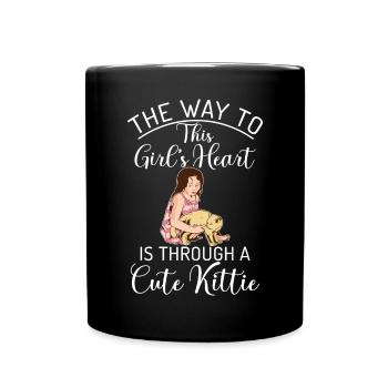 Gift Cat Owner Cat Gift - Full Colour Mug - black - Front