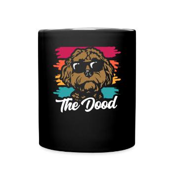 The Dood Doodle Labradoodle Goldendoodle - Full Colour Mug - black - Front