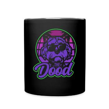 The Dood Doodle Labradoodle Goldendoodle - Full Colour Mug - black - Front