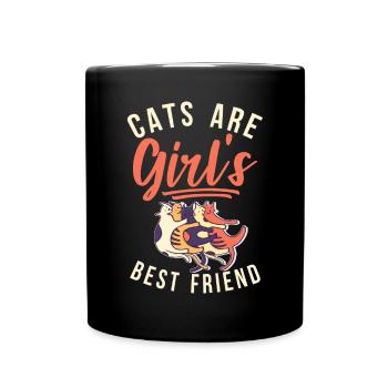 Gift Cat Owner Cat Gift - Full Colour Mug - black - Front