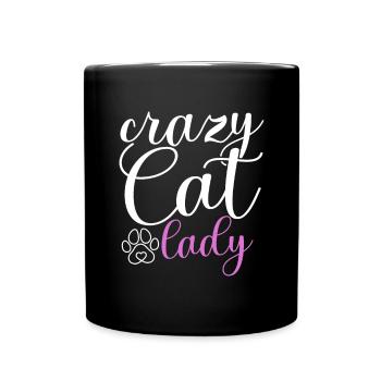 Gift Cat Owner Cat Gift - Full Colour Mug - black - Front