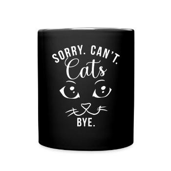 Cadeau Propriétaire de chat Cadeau de chat - Mug uni - noir - Devant