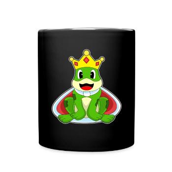 Couronne de grenouille - Mug uni - noir - Devant