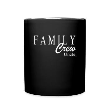 Oncle de l’équipage familial - Mug uni - noir - Devant