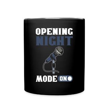 Mode nuit d’ouverture activé. Théâtre - Mug uni - noir - Devant