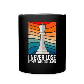 Chess Tidea, idée de club d’échecs, gagner ou apprendre Chessbl - Mug uni - noir - Devant