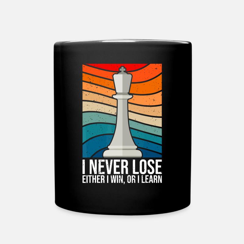 Chess Tidea, idée de club d’échecs, gagner ou apprendre Chessbl - Mug uni - noir
