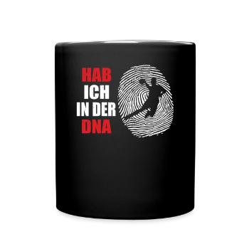 Accessoires de handball motif handball - Mug uni - noir - Devant
