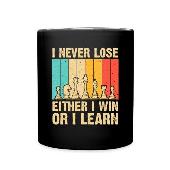 Cool Chess Lover Art For Men Women Kid Novelty Che - Tasse einfarbig - Schwarz - Vorne