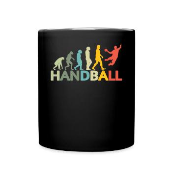 Accessoires de handball motif handball - Mug uni - noir - Devant