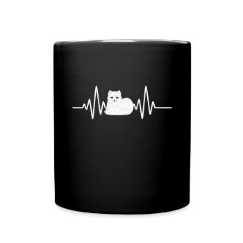 Artic Fuchsliebhaber Aus Arktischer Fuchs - Tasse einfarbig - Schwarz - Vorne