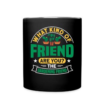 Funny Plant Saying Plant Friend - Full Colour Mug - black - Front