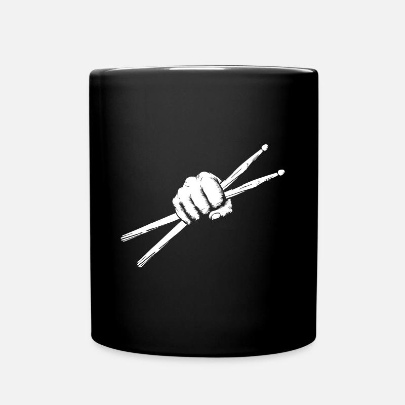 Drumsticks Drummer - Drumset Drums Giftfunny drums - Mug uni - noir