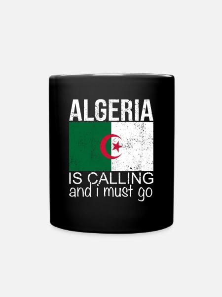 Algerien Spruch - Tasse einfarbig - Schwarz
