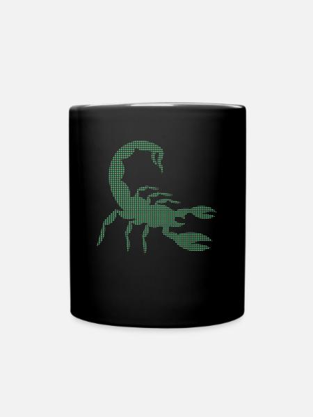 Skorpion - Tasse einfarbig - Schwarz
