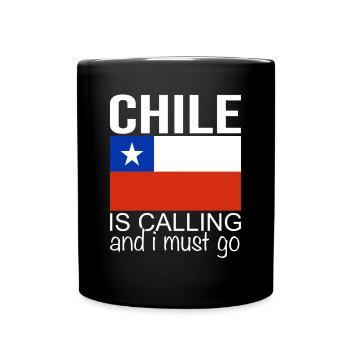 Chile Spruch - Tasse einfarbig - Schwarz - Vorne