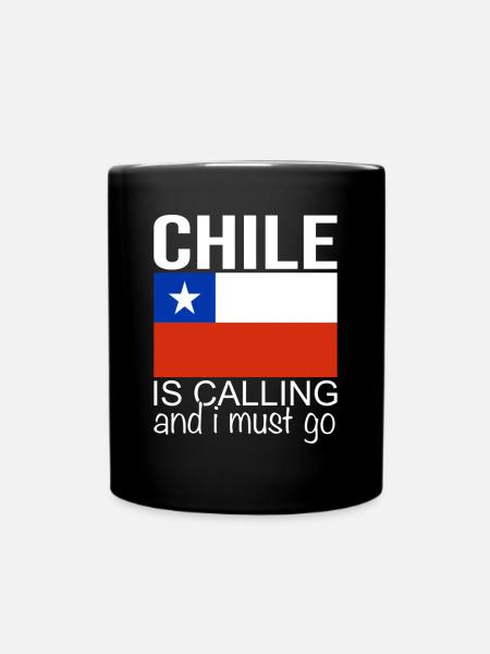 Chile Spruch - Tasse einfarbig - Schwarz