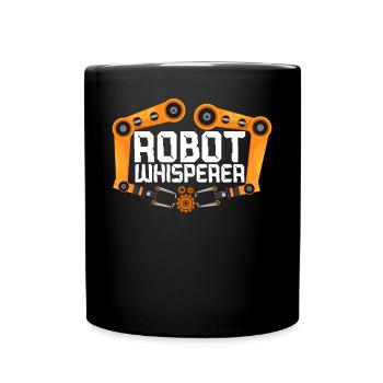 Robot Robotics Engineer Robot - Full Colour Mug - black - Front