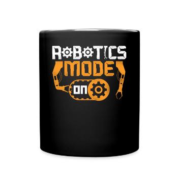 Ingénieur Robotique Robot Vintage - Mug uni - noir - Devant