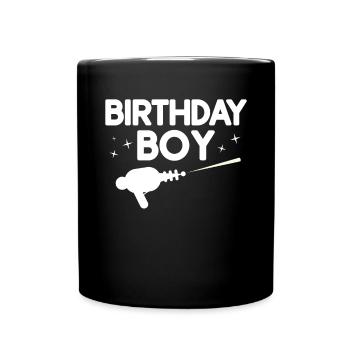 Birthday Children Laser Tag - Full Colour Mug - black - Front