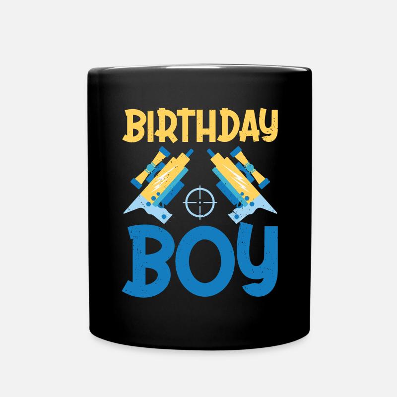 Anniversaire Enfants Laser Tag - Mug uni - noir