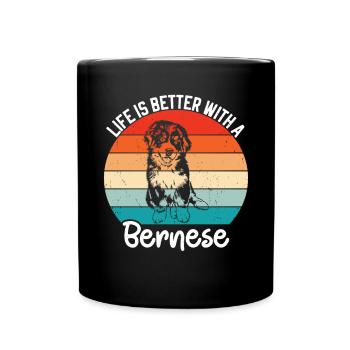 Bernese - Full Colour Mug - black - Front