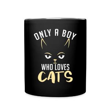 Cadeau Propriétaire de chat Cadeau de chat - Mug uni - noir - Devant