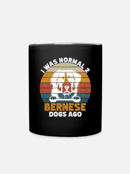 Bernese - Full Colour Mug - black