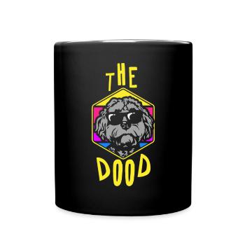 The Dood Doodle Labradoodle Goldendoodle - Full Colour Mug - black - Front