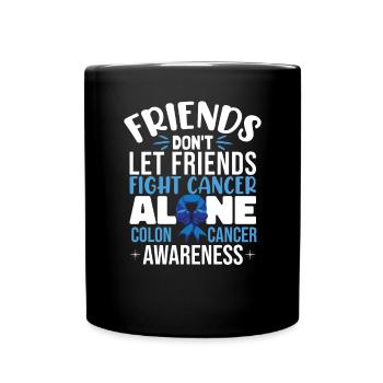 Colon Cancer Support - Full Colour Mug - black - Front