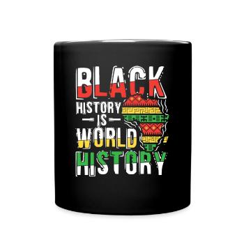 Black Histroy Month Stolz Afro Americkaner für - Tasse einfarbig - Schwarz - Vorne
