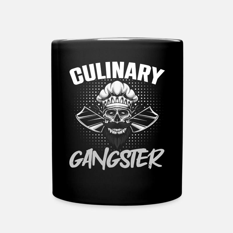 Culinary Gangster Koch Küchenchef Kantine - Tasse einfarbig - Schwarz