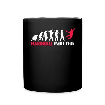 Accessoires de handball motif handball - Mug uni - noir - Devant