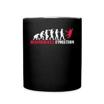 Accessoires de handball motif handball - Mug uni - noir - Devant