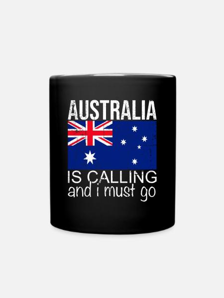 Citation Australie - Mug uni - noir