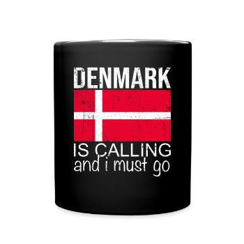 Danemark Dicton - Mug uni - noir - Devant