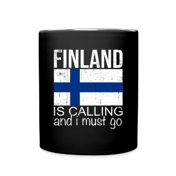 Finland saying - Full Colour Mug - black - Front