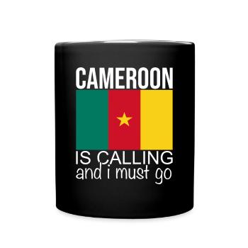 Citation Cameroun - Mug uni - noir - Devant