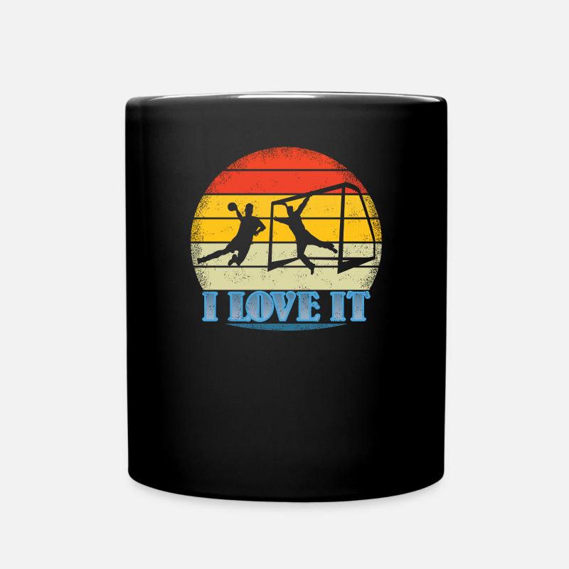 Accessoires de handball motif handball - Mug uni - noir