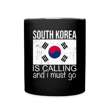 Citation Corée du Sud - Mug uni - noir - Devant