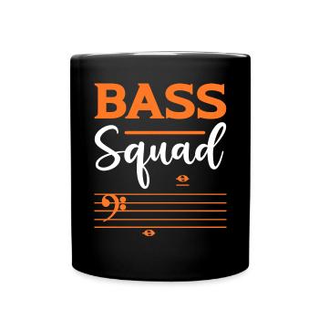 Basstruppe. Musik Chormusiker Theater Opernsänger - Tasse einfarbig - Schwarz - Vorne
