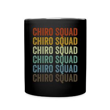Chiro Squad Chiropraktiker - Tasse einfarbig - Schwarz - Vorne