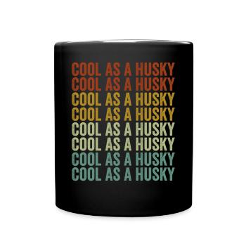 Cool As A Husky Siberian Husky Dog Dog Lovers - Mug uni - noir - Devant