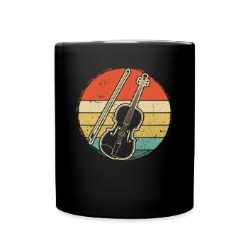 Violon Violoniste Violoniste - Mug uni - noir - Devant