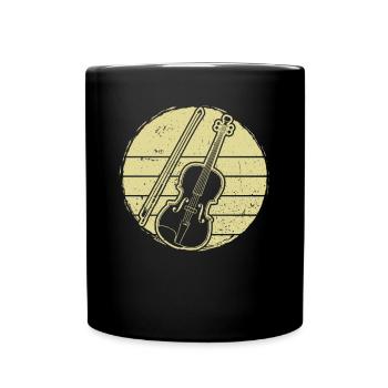 Violon Violoniste Violoniste - Mug uni - noir - Devant