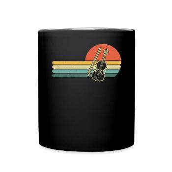 Violon Violoniste Violoniste - Mug uni - noir - Devant